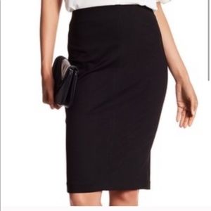 Catherine Malandrino Navy Midi Pencil Skirt